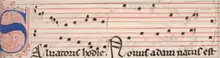 Salvatoris hodie by perotin, showing square notes