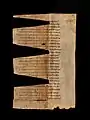 Salvianus, Ad ecclesiam parchment fragment, 2 leaves (trimmed) dated 901-925 CE, Fulda