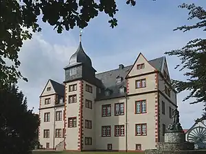 Schloss Salder. Originally built in 1608, remodeled and expanded by Korb (1695-1713)