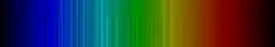 Color lines in a spectral range