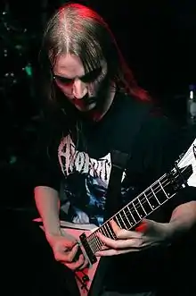 Raatikainen performing live in 2006