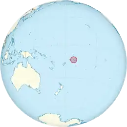 Location of Samoa