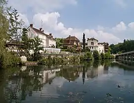 The River Seine in Samois-sur-Seine