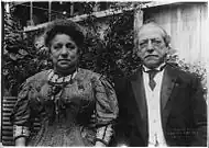 Image 36Samuel Gompers, President of the American Federation of Labor, and his wife, circa 1908.