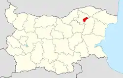 Samuil Municipality within Bulgaria and Razgrad Province.