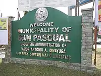 Welcome sign