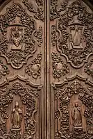San Agustin Church door carvings (1607), part of a World Heritage Site and a National Cultural Treasure