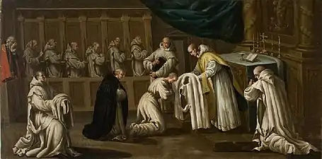 Saint Bruno Presents the Habit to a Postulant