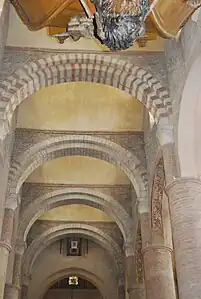 Vaulted ceiling of Saint-Philibert de Tournus (11th century)