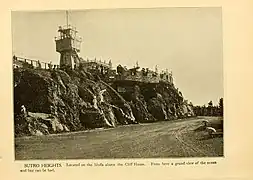 SUTRO HEIGHTS. Located on the bluffs above the Cliff House. From here a grand view of the ocean and bay can be had.