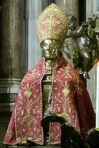 Reliquary bust in Chapel of San Gennaro