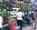 Vegetable stall in the Mercado Central