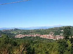 Landscape of San Michele Mondovì (Italy)