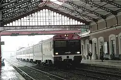 Cercanías units at San Sebastián station