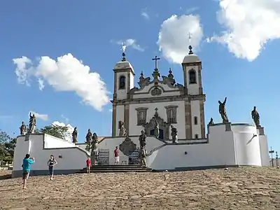 Sanctuary of Bom Jesus de Matozinhos in Congonhas