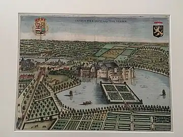 Tervuren Castle in 1659  by Sanderus