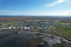 Aerial view of Sandgerði