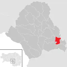 Location within Voitsberg district