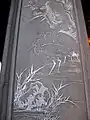 Painting-like carvings on the walls
