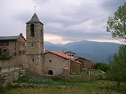 Church and cemetery, Estana