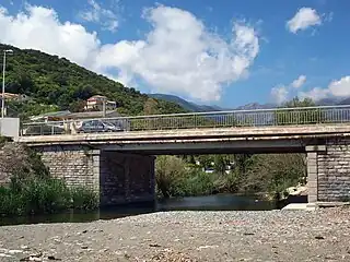 D80 bridge near the stream's mouth