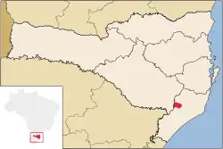 Location of Lauro Müller