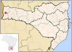 Location of São Miguel do Oeste