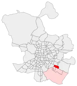 Location of Santa Eugenia