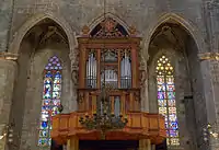 The organ at Santa Maria del Mar, Barcelona