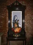 Mater Dolorosa and bust of crown of thorns (Santa Monica Parish Church, Philippines)