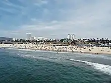 View of Santa Monica from the pier