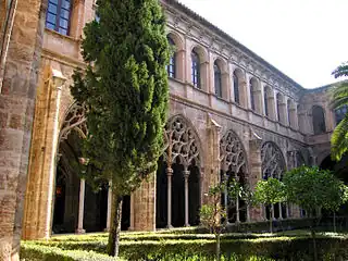 Greater Cloister in Gothic style