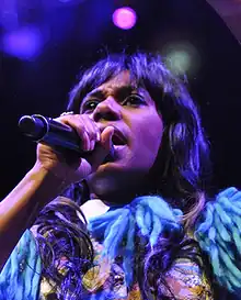 Santigold performing in 2012