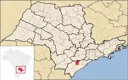 Location in São Paulo  state