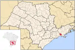 Location of Salesópolis