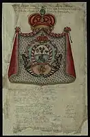 Coat of arms of the House of Sapieha, 1786