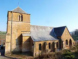 The church in Sapogne-et-Feuchères