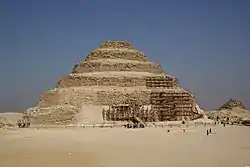The Pyramid of Djoser at Saqqara.