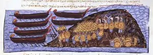 The Saracens of Crete foil a Byzantine attempt at reconquest.