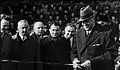 Şükrü Saracoğlu during the opening ceremony of the Fenerbahçe Stadium in 1934