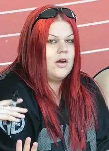 Sarah Jezebel Deva at Kuopio Rockcock 2008