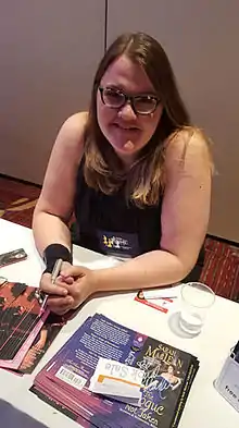 Sarah MacLean at the Romance Writers of America Conference, July 2015, New York, NY