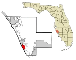 Location in Sarasota County and the state of Florida