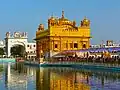 Sarovar at the Sikh Harmandir Sahib, the "Golden Temple" at Amritsar, Punjab