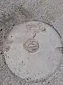 Manhole cover in Kibbutz Sasa, Israel