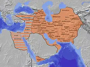 Extent of the Sasanian Empire