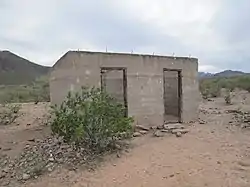 The Sasco Jail was built of concrete to stop prisoners from escaping.