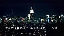 The title card for the thirty-first season of Saturday Night Live.