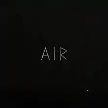 A black background with "AIR" in white