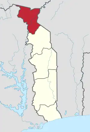 DXDP is located in Togo